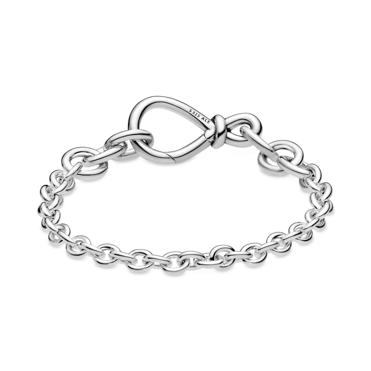 Chain Bracelet – Sterling Silver – Chunky Infinity Knot