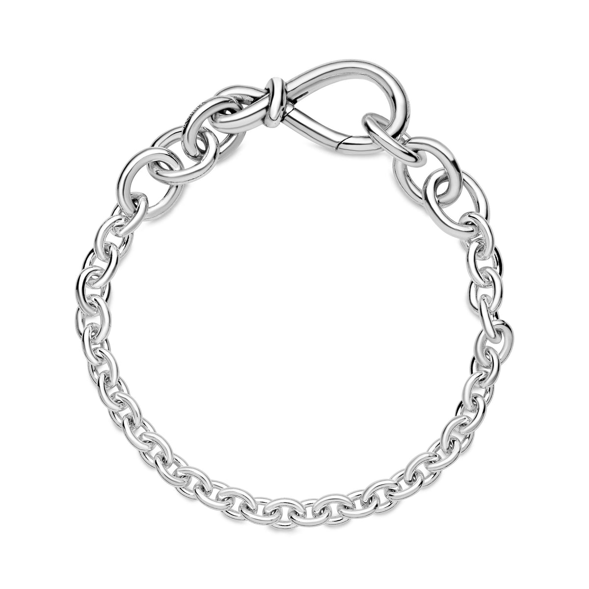 Chain Bracelet – Sterling Silver – Chunky Infinity Knot