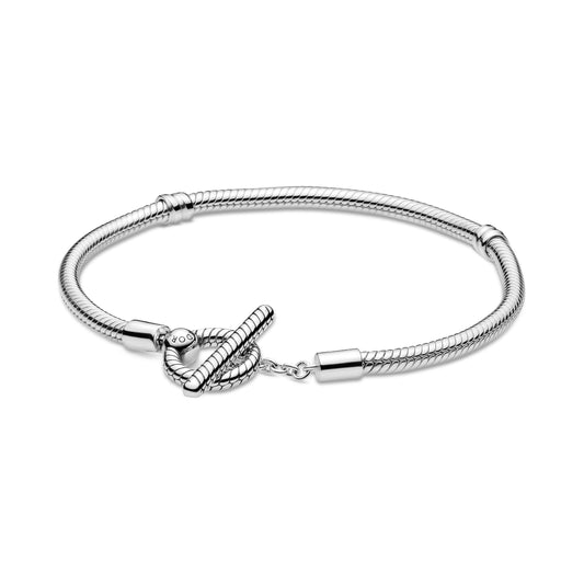 Chain Bracelet – Sterling Silver – Pandora Moments T-Bar Snake
