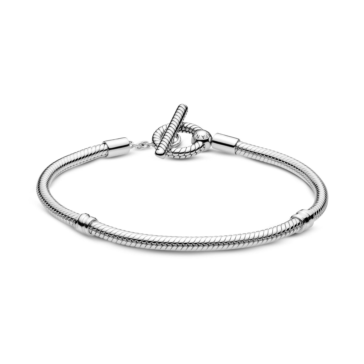 Chain Bracelet – Sterling Silver – Pandora Moments T-Bar Snake