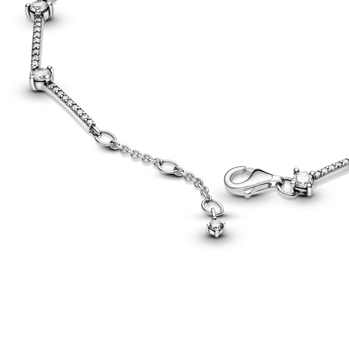 Bracelet – 14k Rose Gold-Plated – Sparkling Pavé Bars