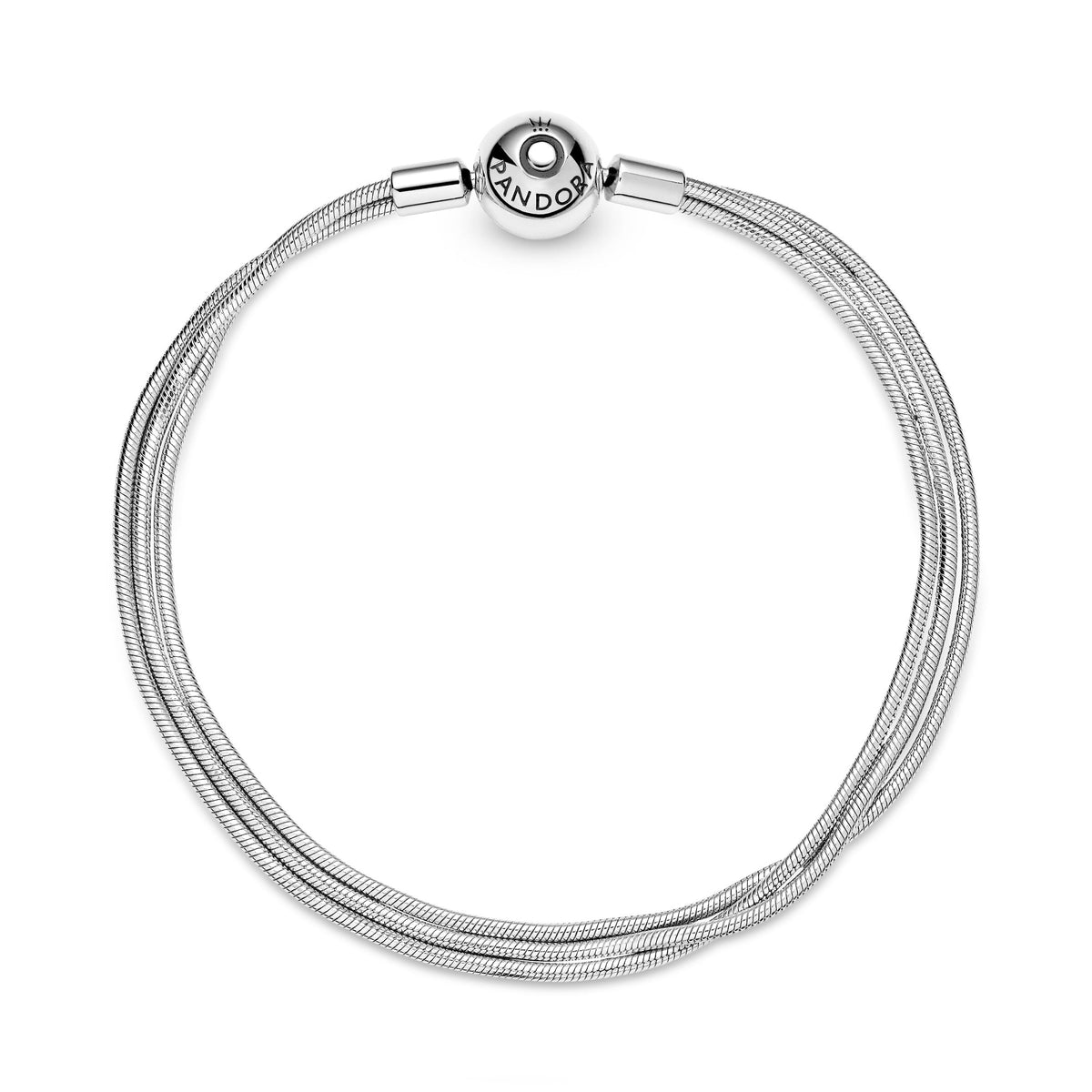 Chain Bracelet – Sterling Silver – Pandora Moments Multi Snake Sterling Silver