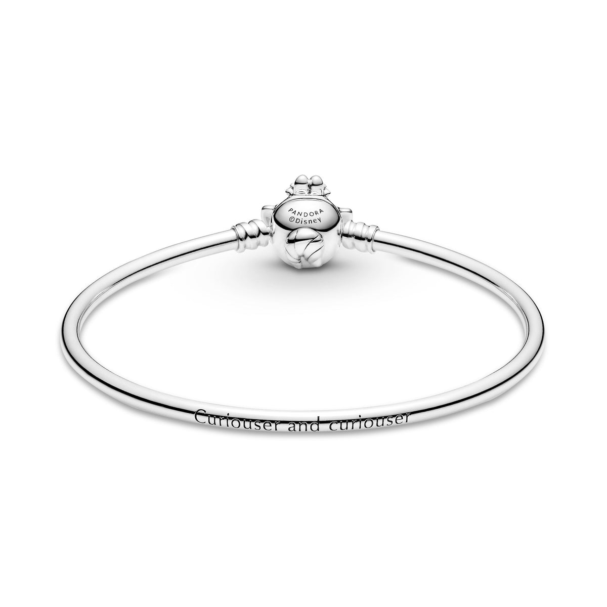 Bangle – Sterling Silver – Disney Alice in Wonderland Cheshire Cat Clasp Pandora Moments
