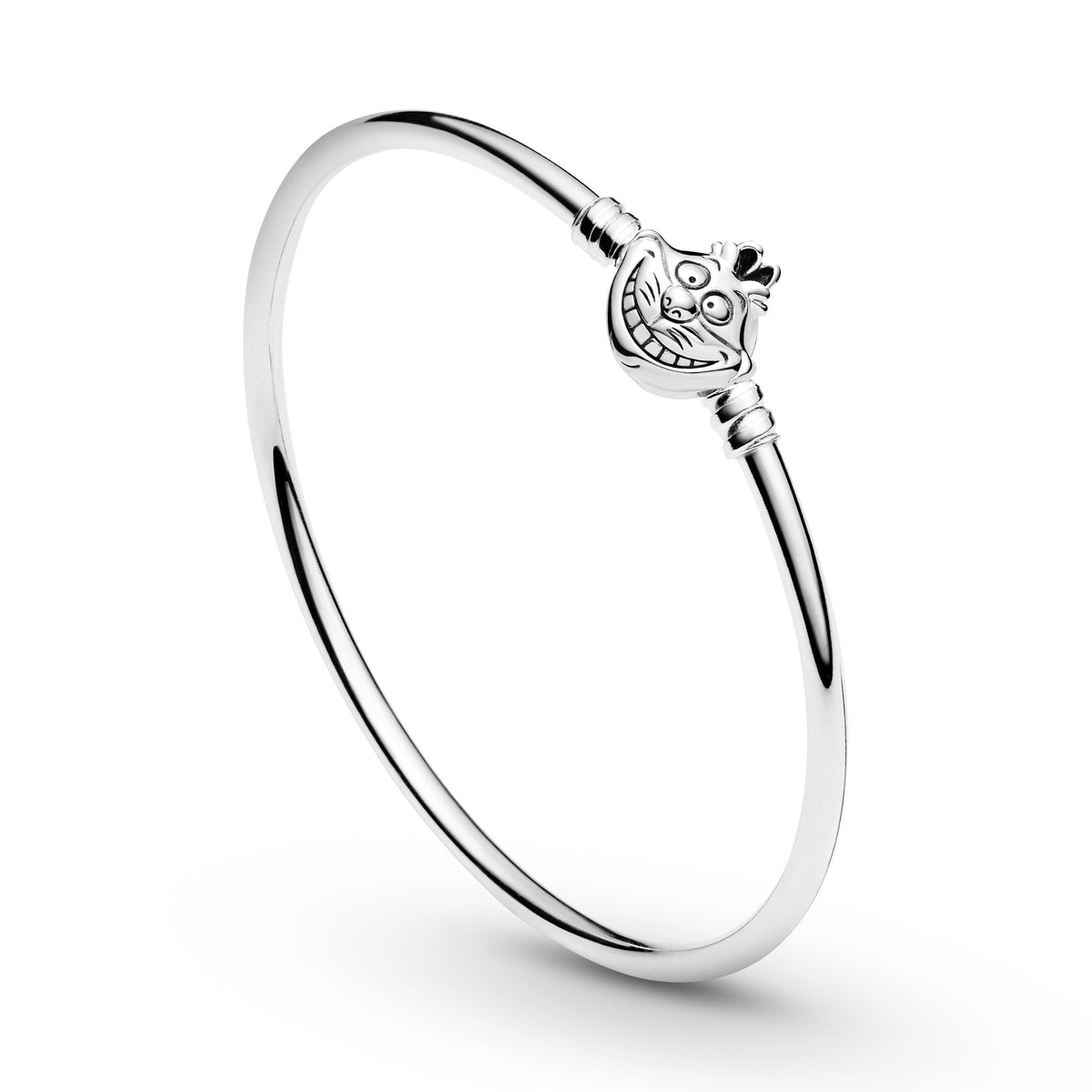Bangle – Sterling Silver – Disney Alice in Wonderland Cheshire Cat Clasp Pandora Moments