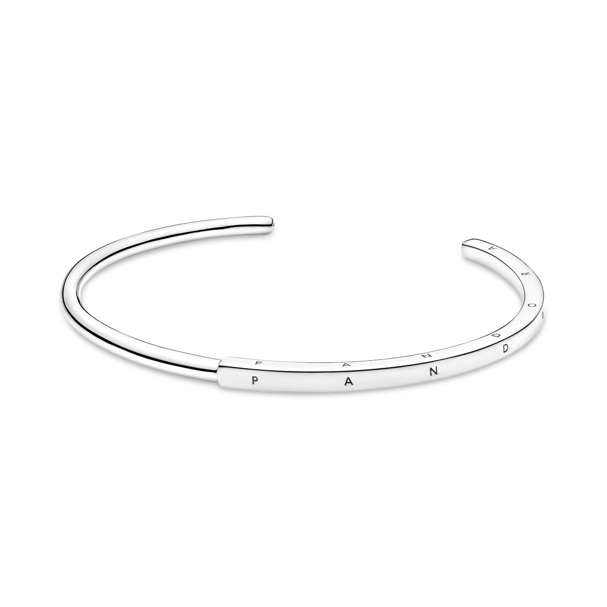 Bangle – Sterling Silver – Pandora Signature I-D (Open)