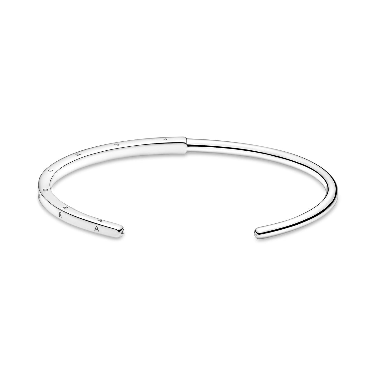 Bangle – Sterling Silver – Pandora Signature I-D (Open)
