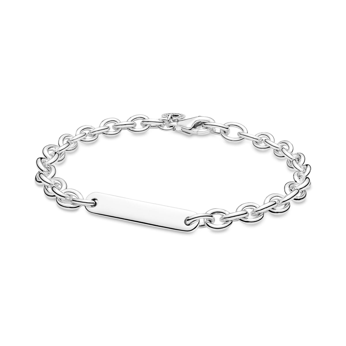 Bracelet – Sterling Silver – Engravable Bar Link