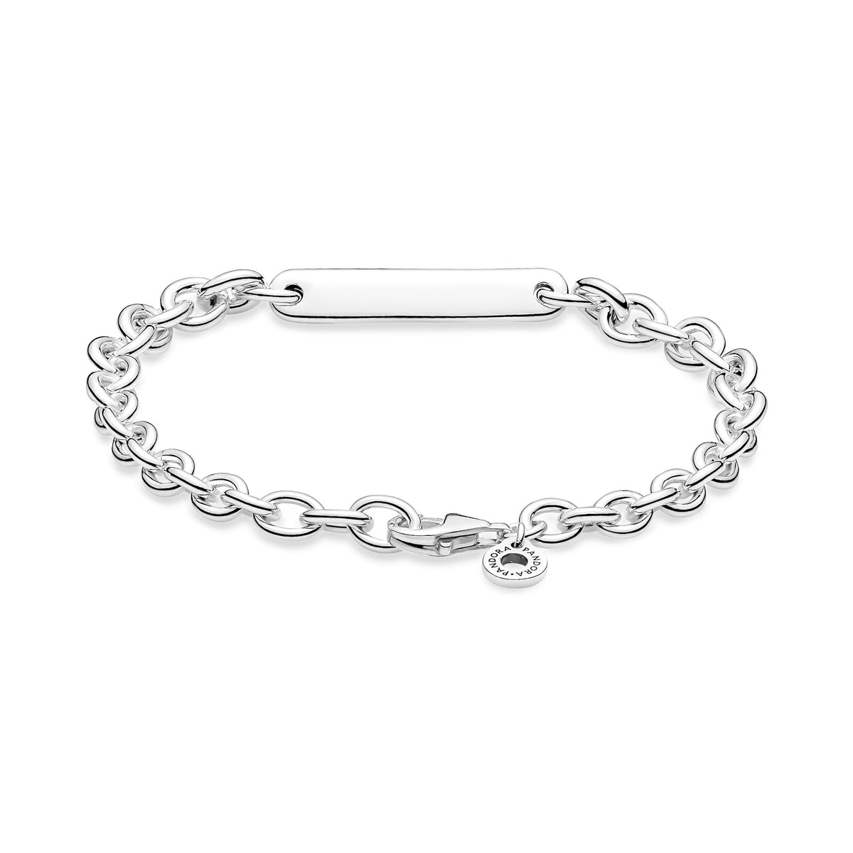 Bracelet – Sterling Silver – Engravable Bar Link
