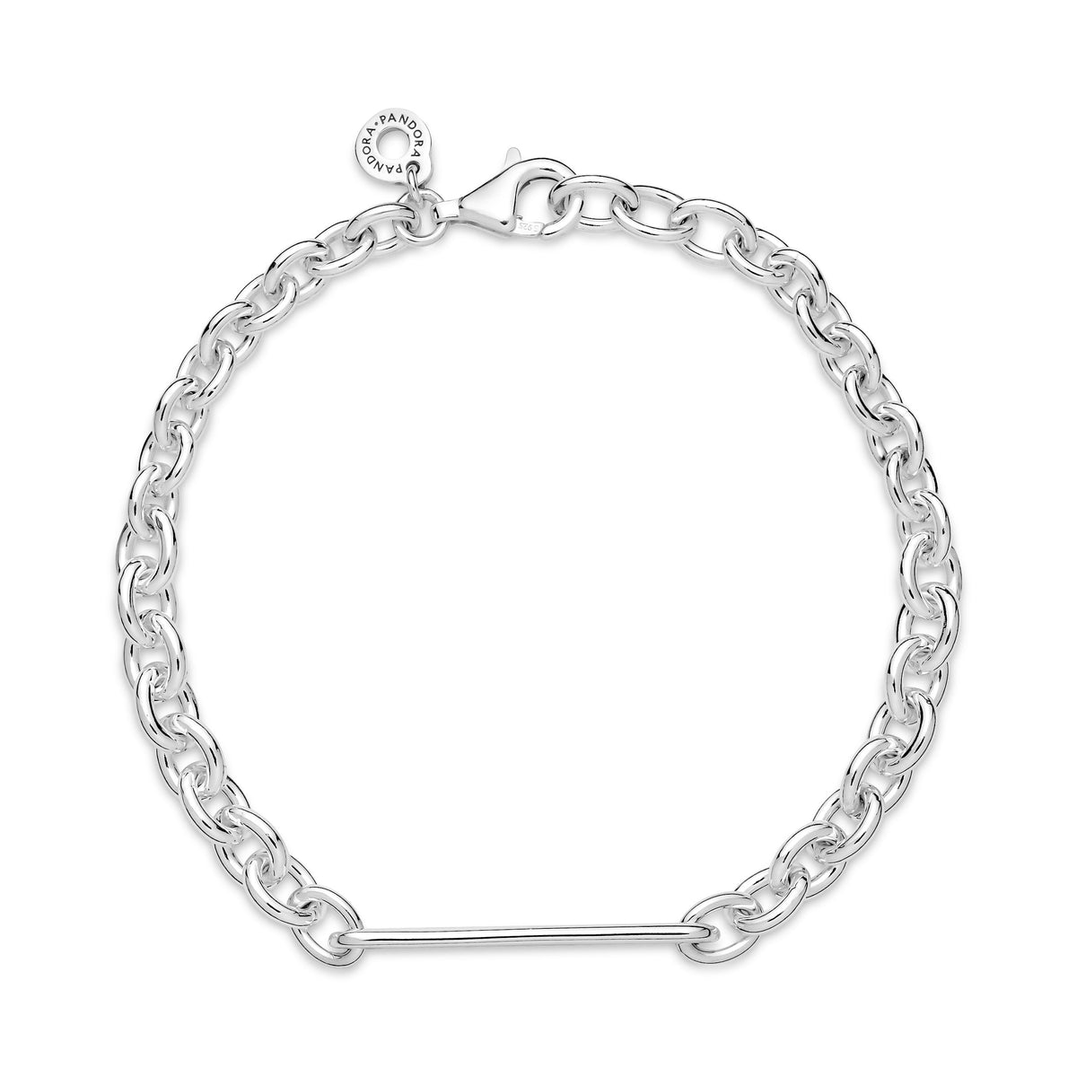 Bracelet – Sterling Silver – Engravable Bar Link