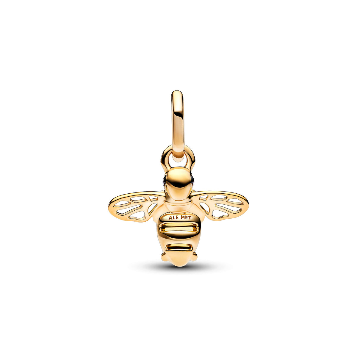 Dangle Charm – 14k Gold-Plated – Sparkling Bee