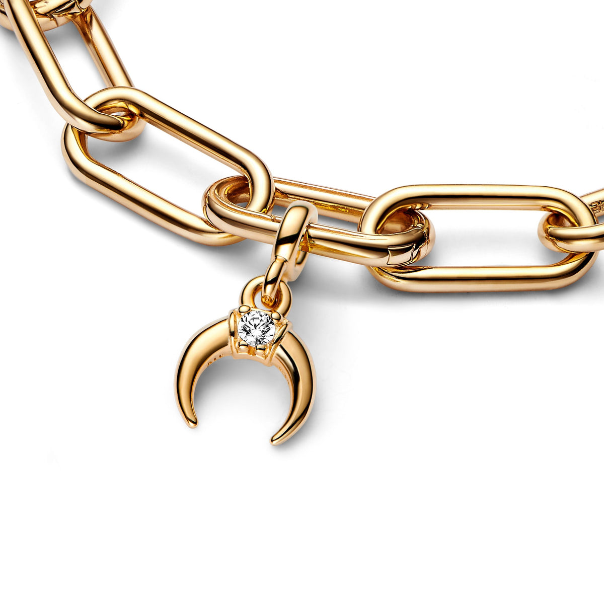Charm – 14k Gold-Plated – Pandora ME Crescent Moon Mini Dangle