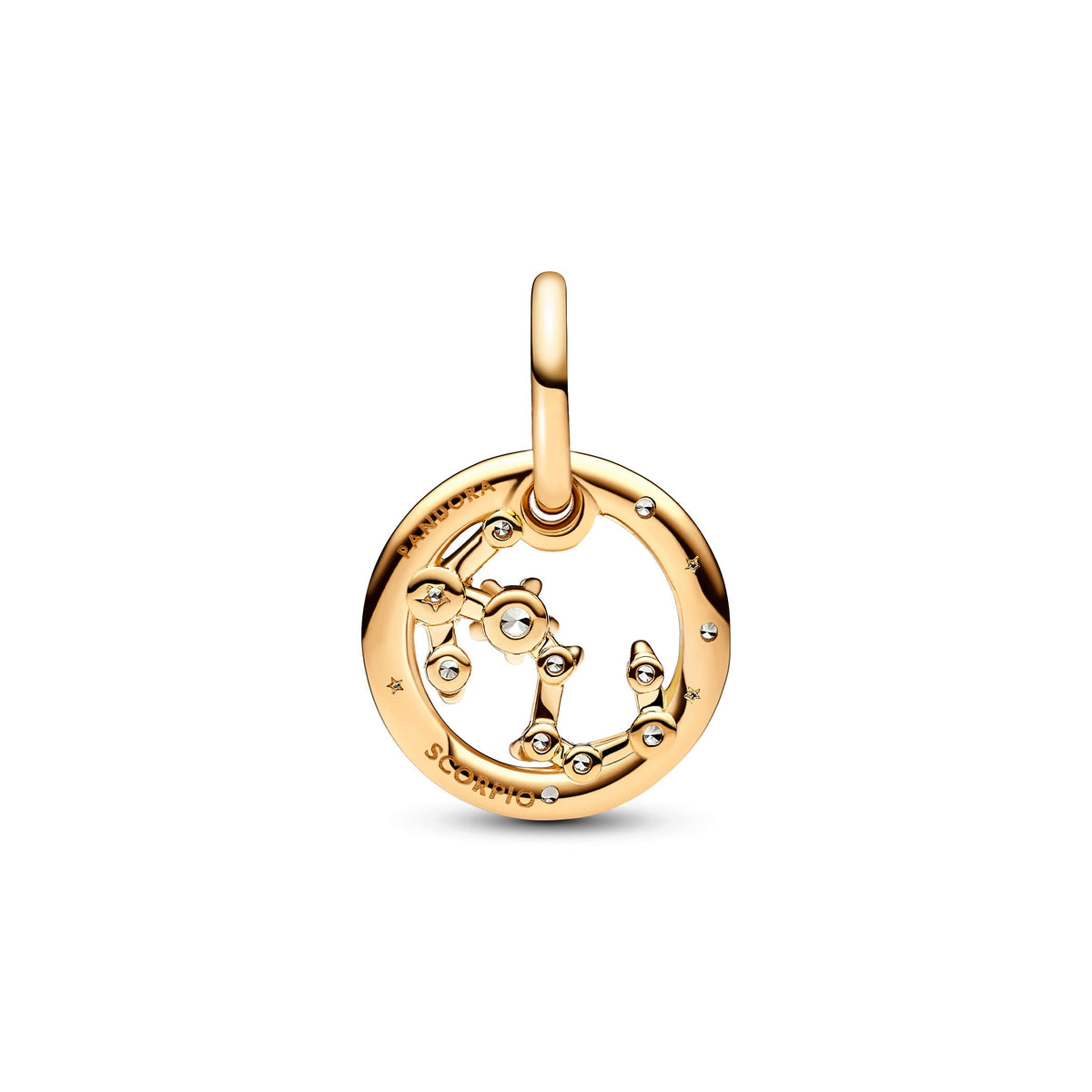 Dangle Charm – 14k Gold-Plated – Scorpio Zodiac