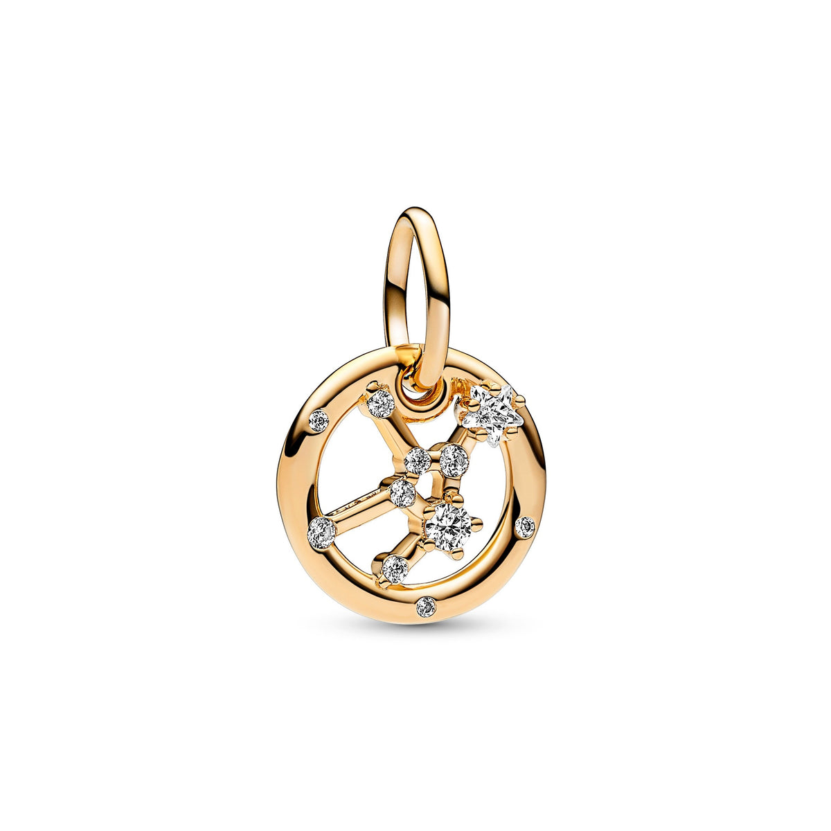 Dangle Charm – 14k Gold-Plated – Virgo Zodiac