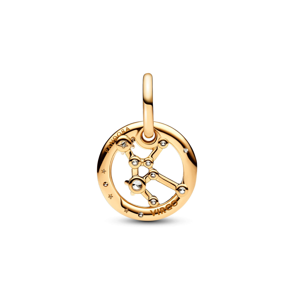 Dangle Charm – 14k Gold-Plated – Virgo Zodiac