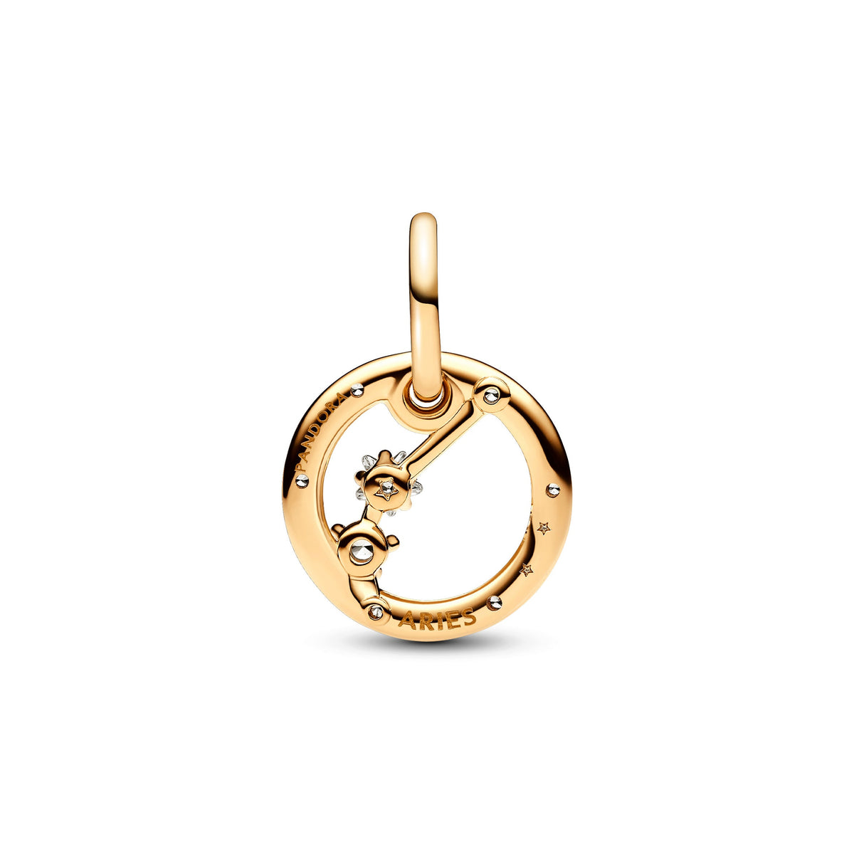 Dangle Charm – 14k Gold-Plated – Aries Zodiac