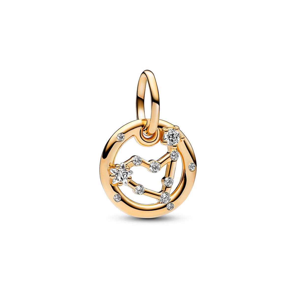 Dangle Charm – 14k Gold-Plated – Capricorn Zodiac