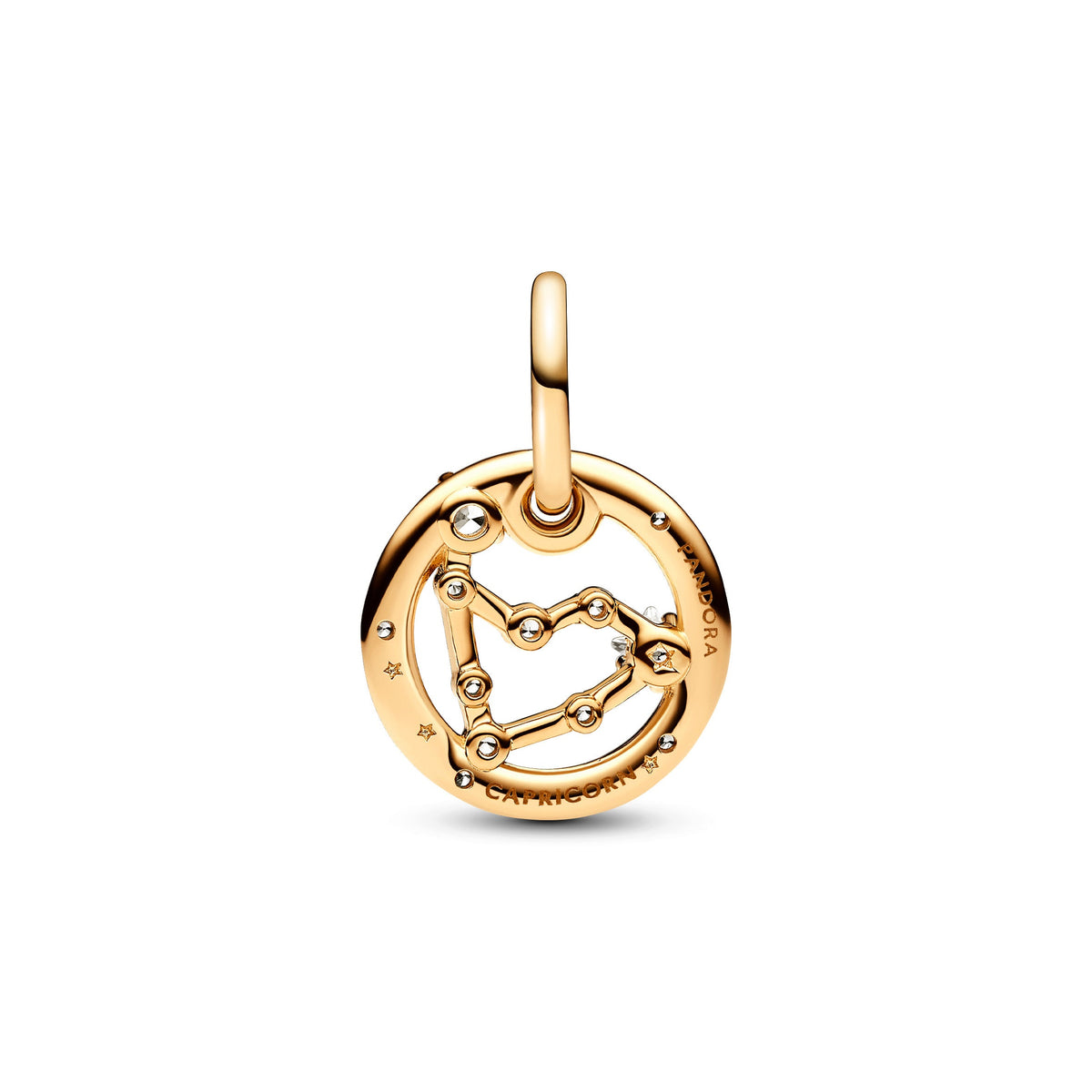 Dangle Charm – 14k Gold-Plated – Capricorn Zodiac