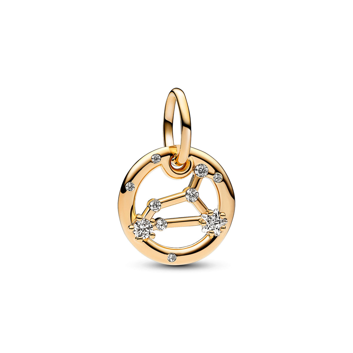 Dangle Charm – 14k Gold-Plated – Leo Zodiac
