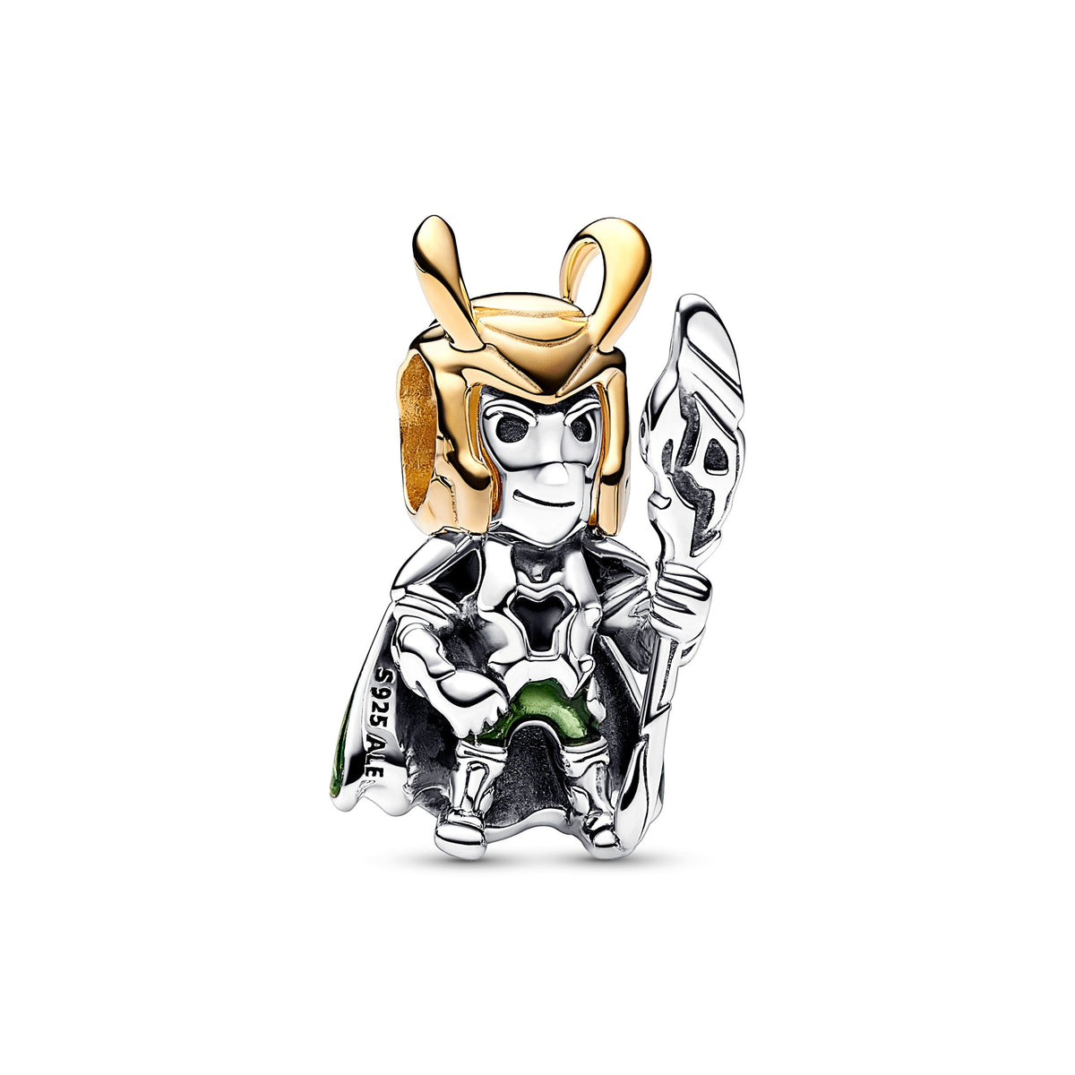 Charm – 14k Gold-Plated – Marvel Loki