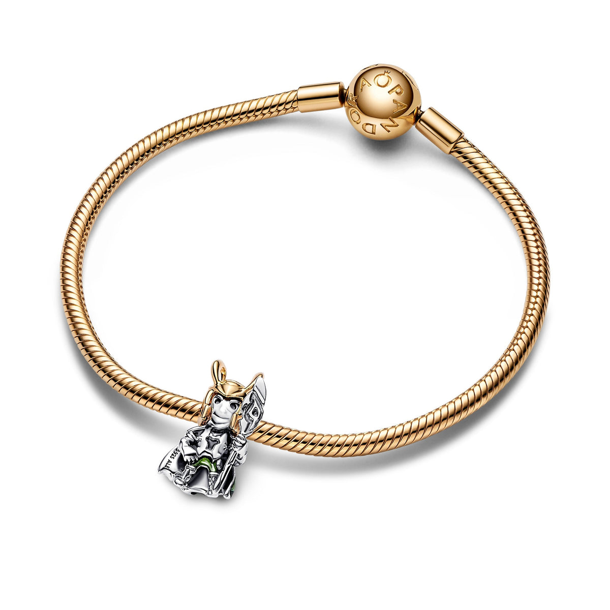Charm – 14k Gold-Plated – Marvel Loki
