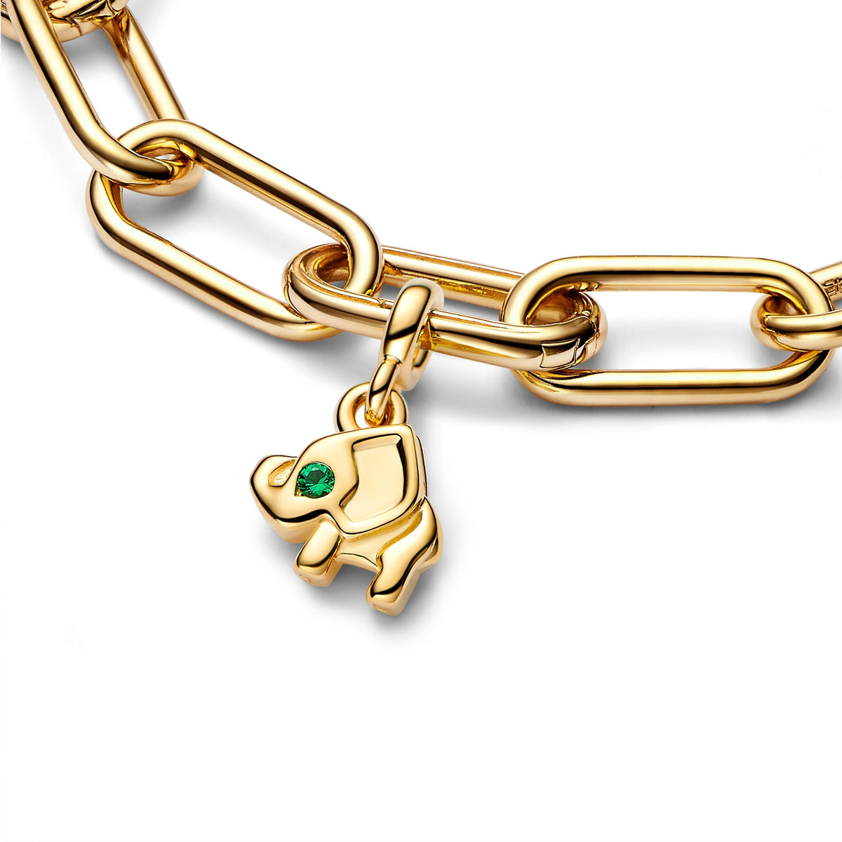 Charm – 14k Gold-Plated – Pandora ME Elephant Mini Dangle
