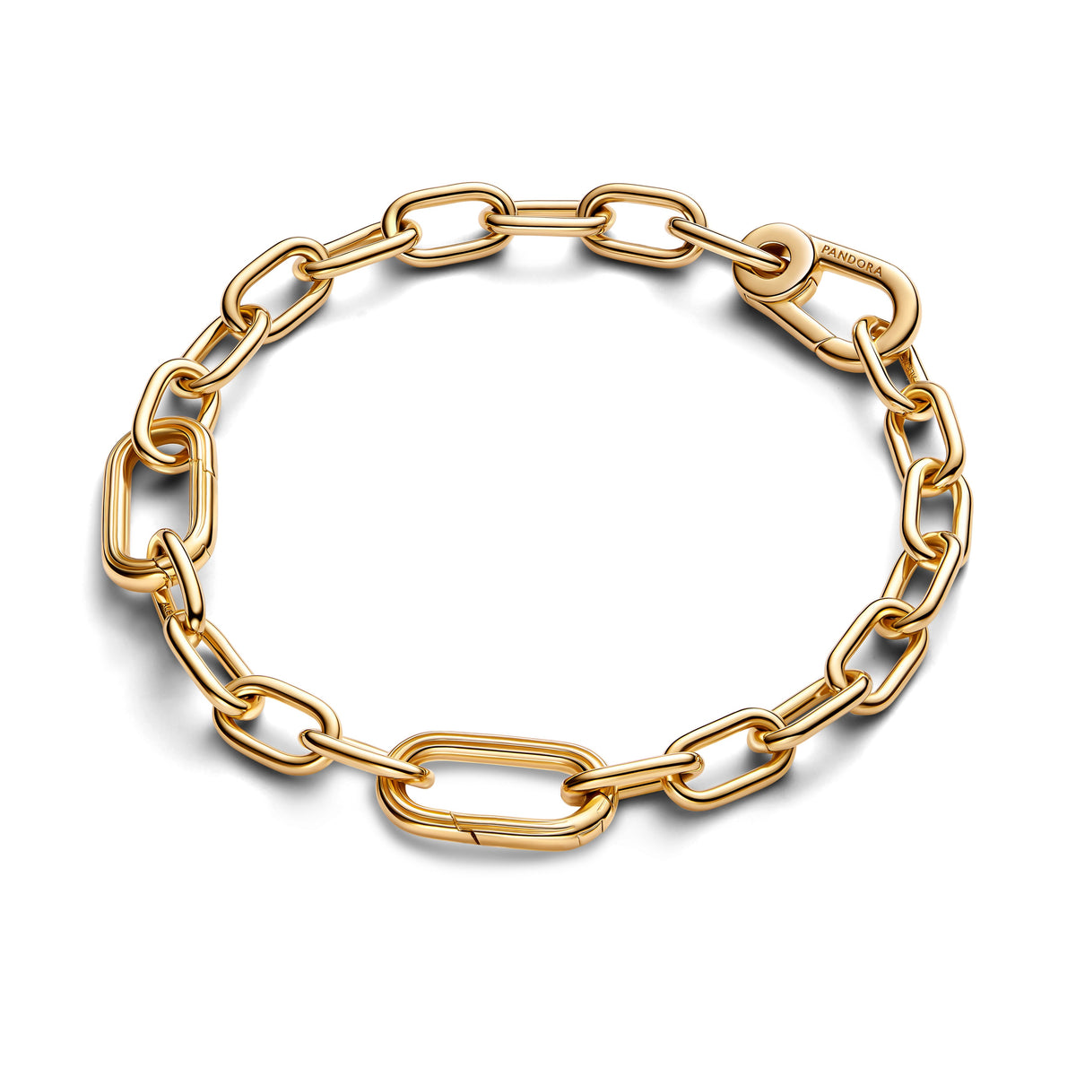 Charm – 14k Gold-Plated – Pandora ME Rectangular Openable Link