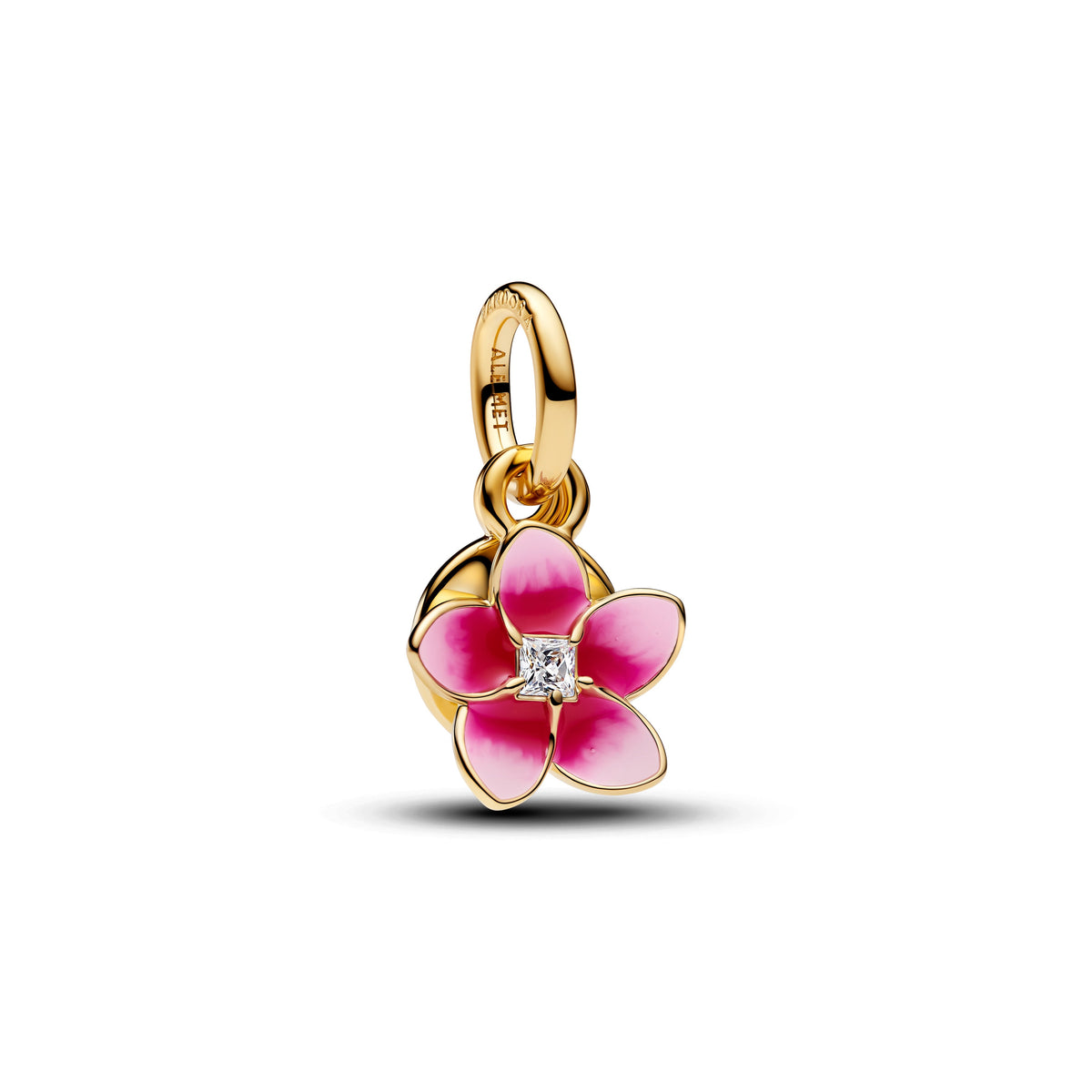 Dangle Charm – 14k Gold-Plated – Disney Moana Flower