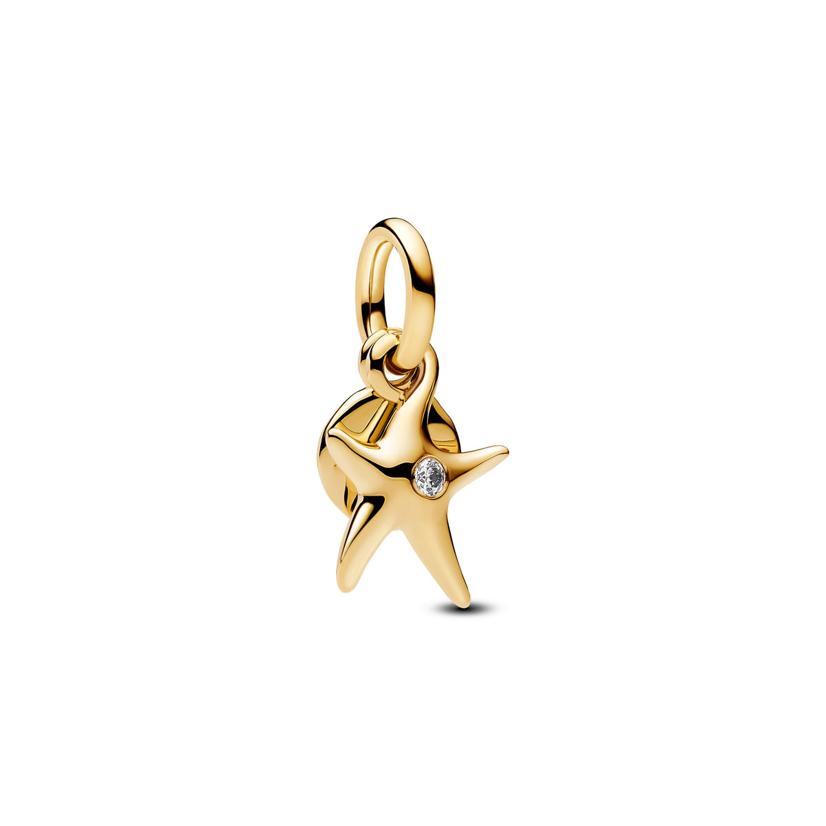 Dangle Charm – 14k Gold-Plated – Starfish Double