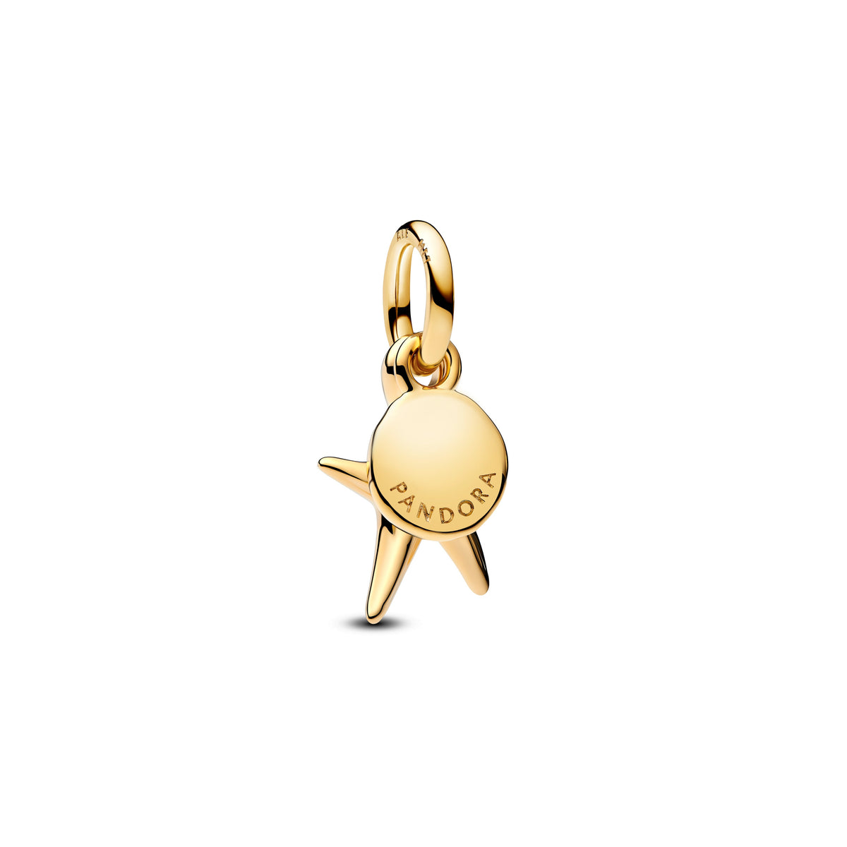 Dangle Charm – 14k Gold-Plated – Starfish Double