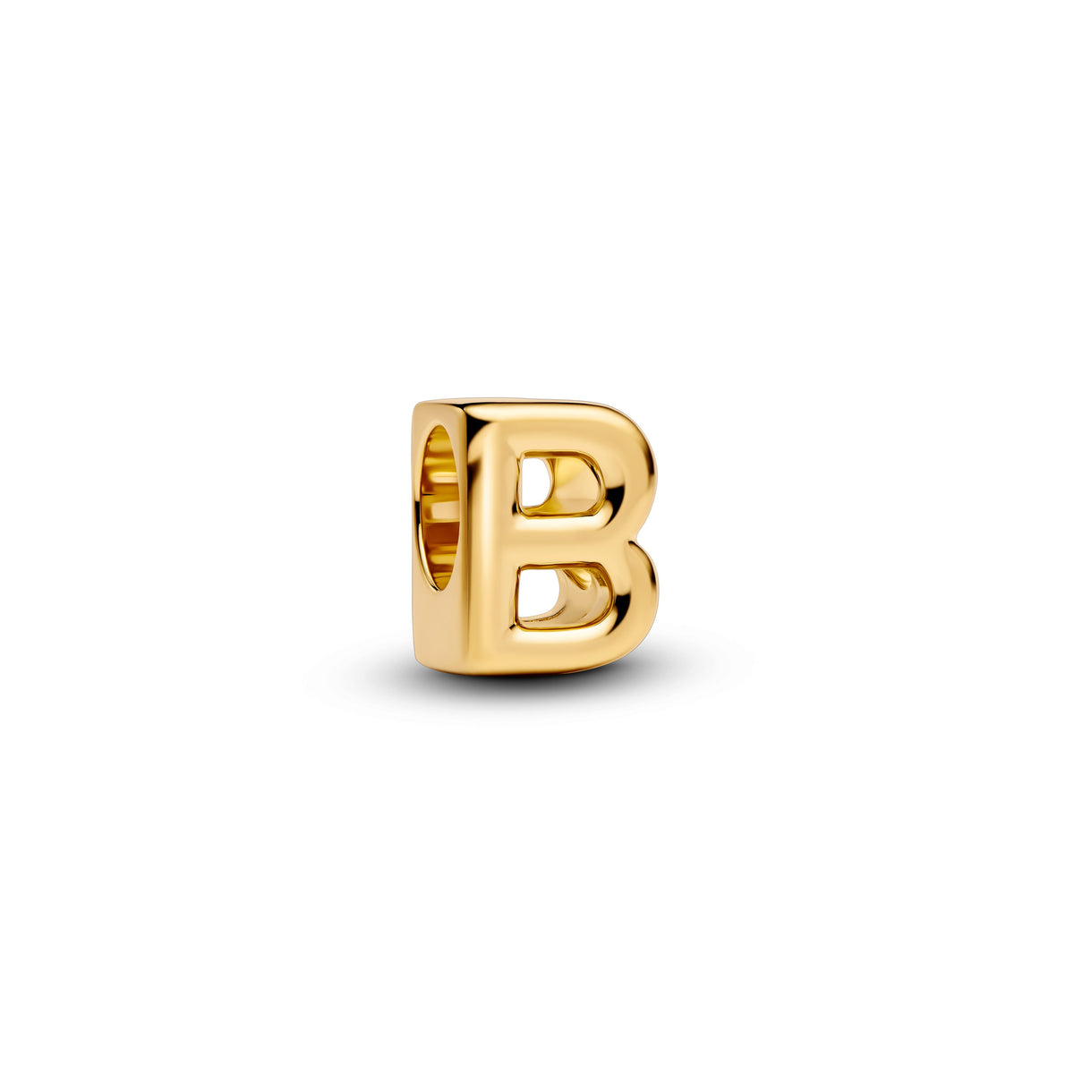 Charm – 14k Gold-Plated – Letter B Alphabet