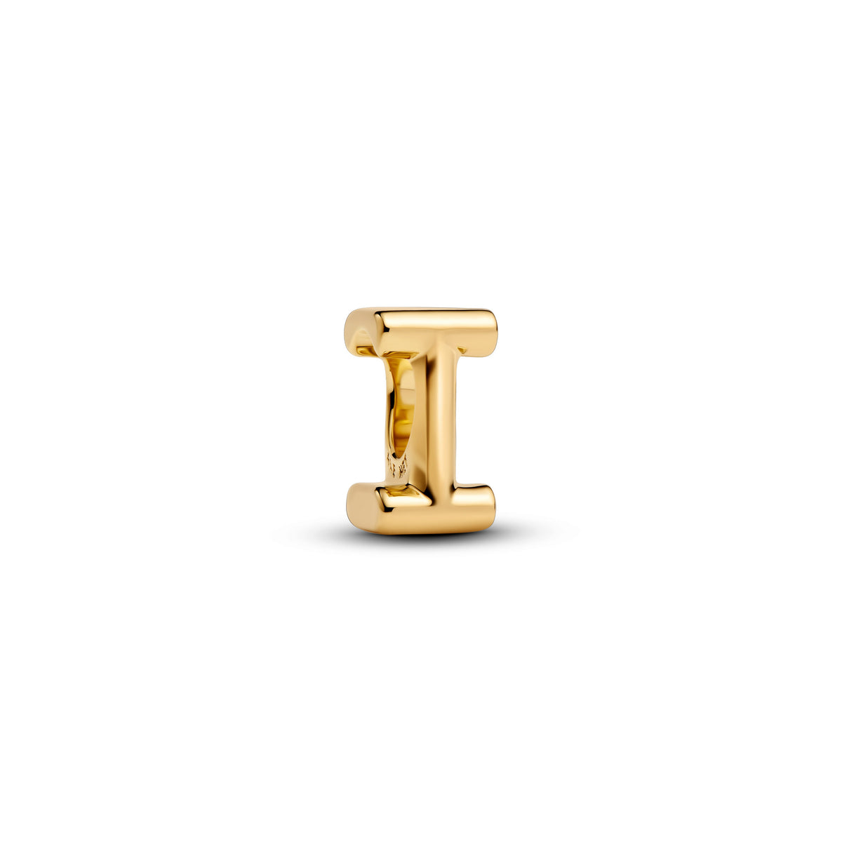 Charm – 14k Gold-Plated – Letter I Alphabet