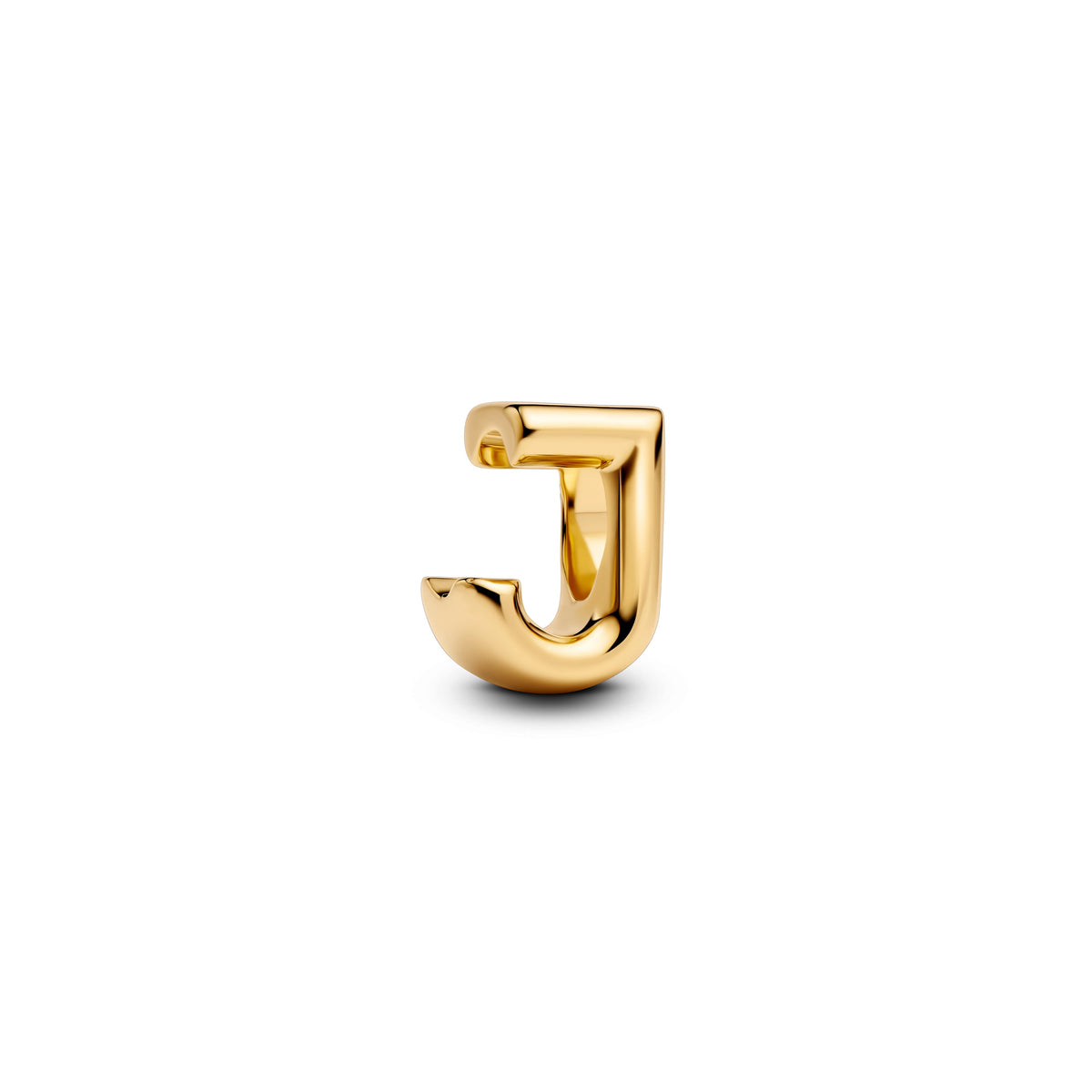 Charm – 14k Gold-Plated – Letter J Alphabet