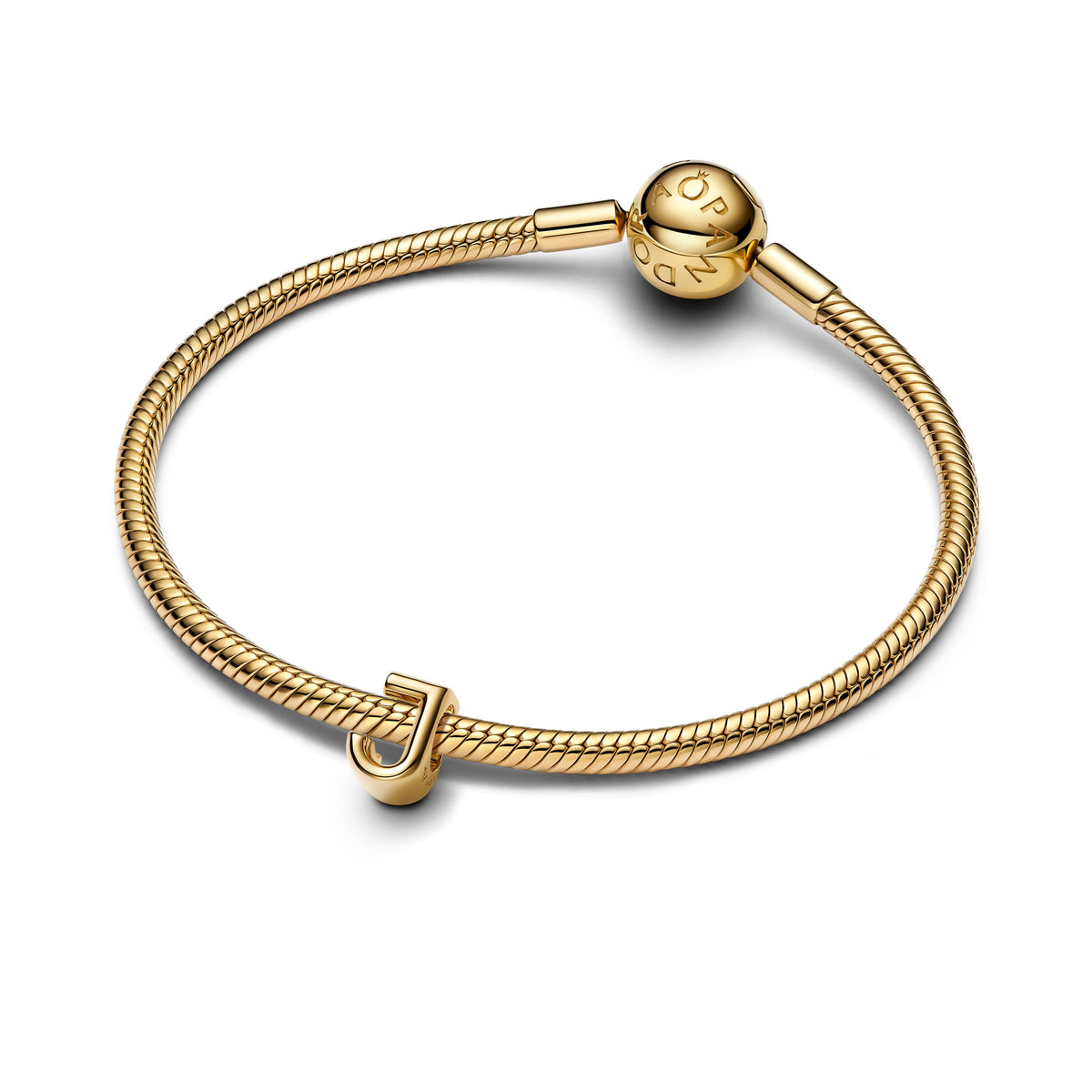 Charm – 14k Gold-Plated – Letter J Alphabet