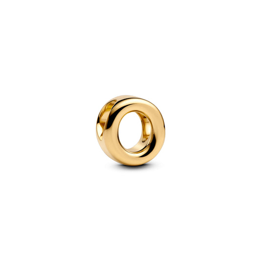 Charm – 14k Gold-Plated – Letter O Alphabet
