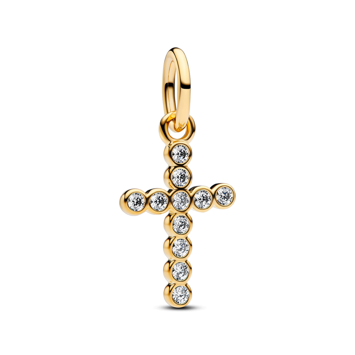 Dangle Charm – 14k Gold-Plated – Cross