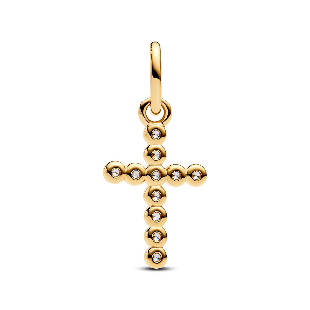 Dangle Charm – 14k Gold-Plated – Cross