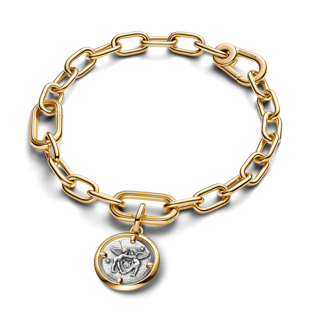 Charm – 14k Gold-Plated – Cupids Medallion