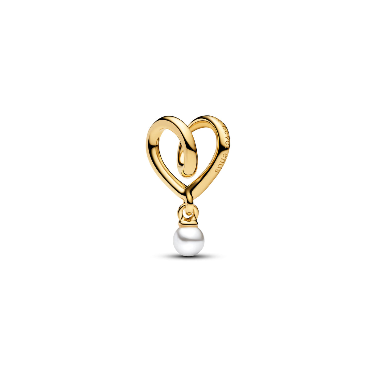 Charm – 14k Gold-Plated – Wrapped Heart