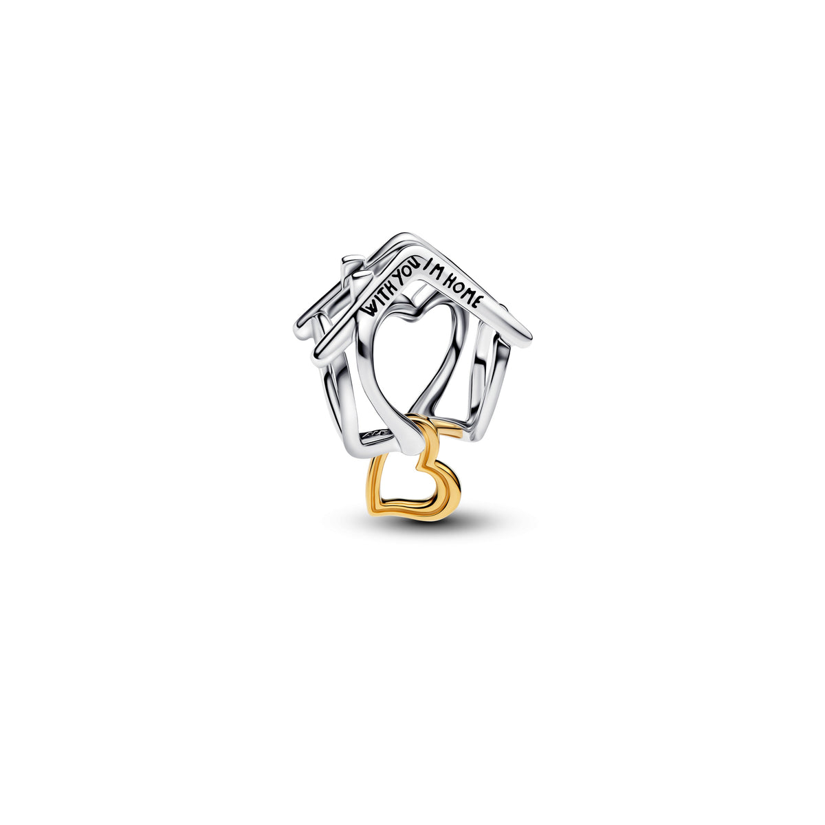 Charm – 14k Gold-Plated – Home & Heart