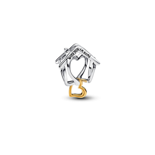 Charm – 14k Gold-Plated – Home & Heart