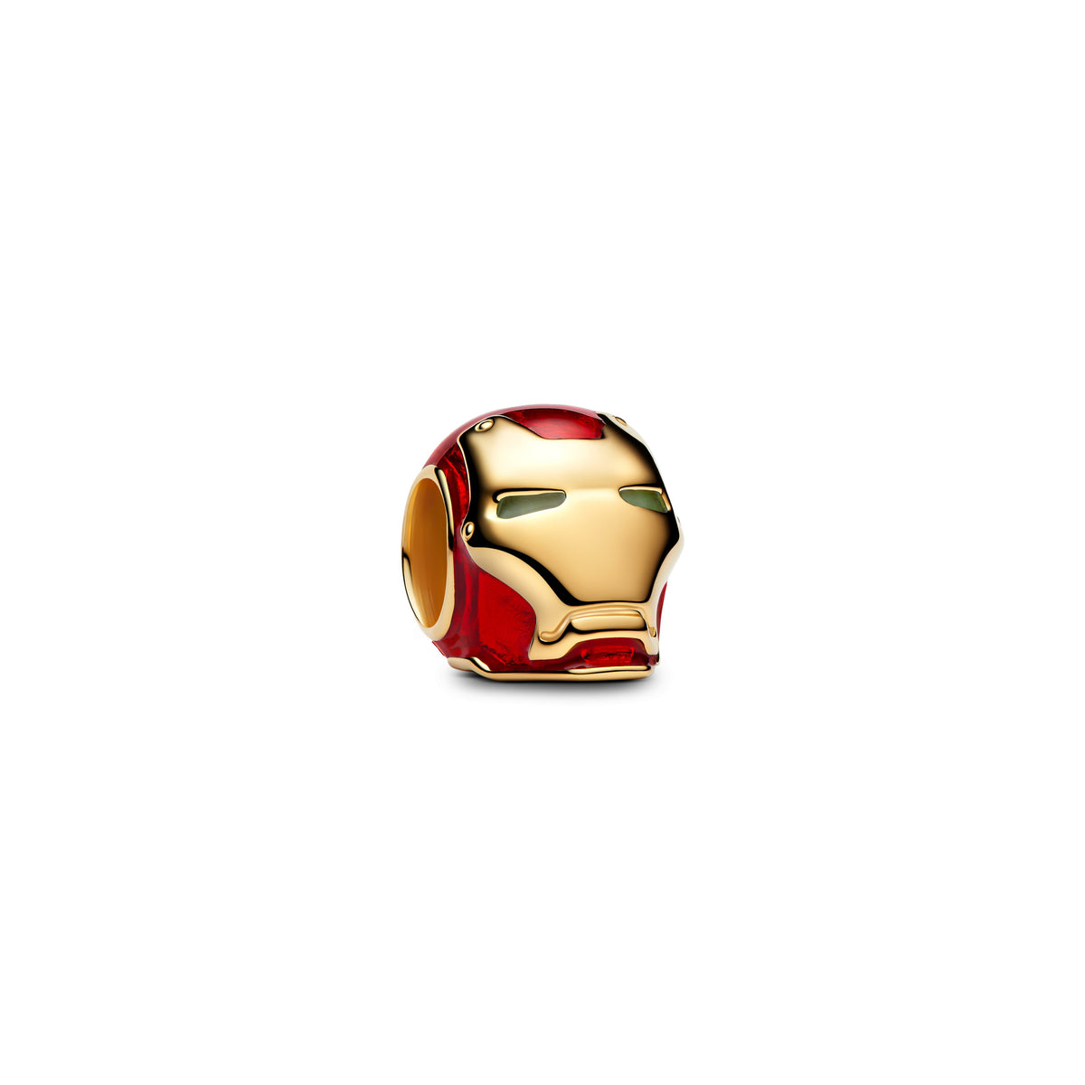 Charm – 14k Gold-Plated – Marvel Iron Man Helmet
