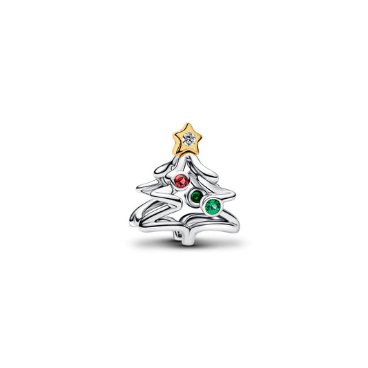 Charm – 14k Gold-Plated – Christmas Tree