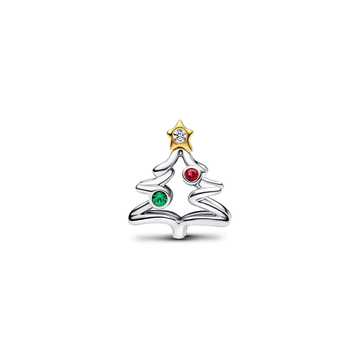 Charm – 14k Gold-Plated – Christmas Tree