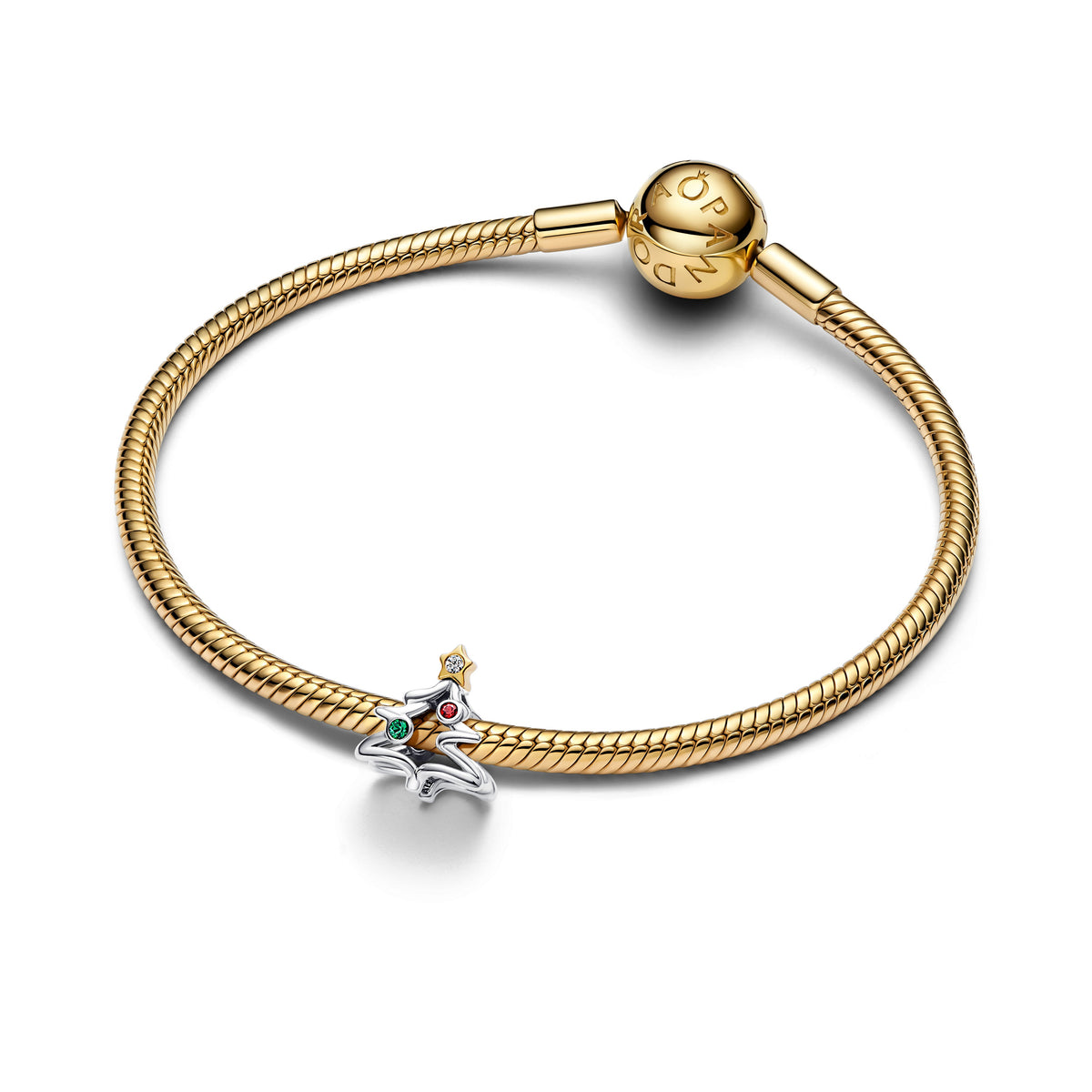 Charm – 14k Gold-Plated – Christmas Tree