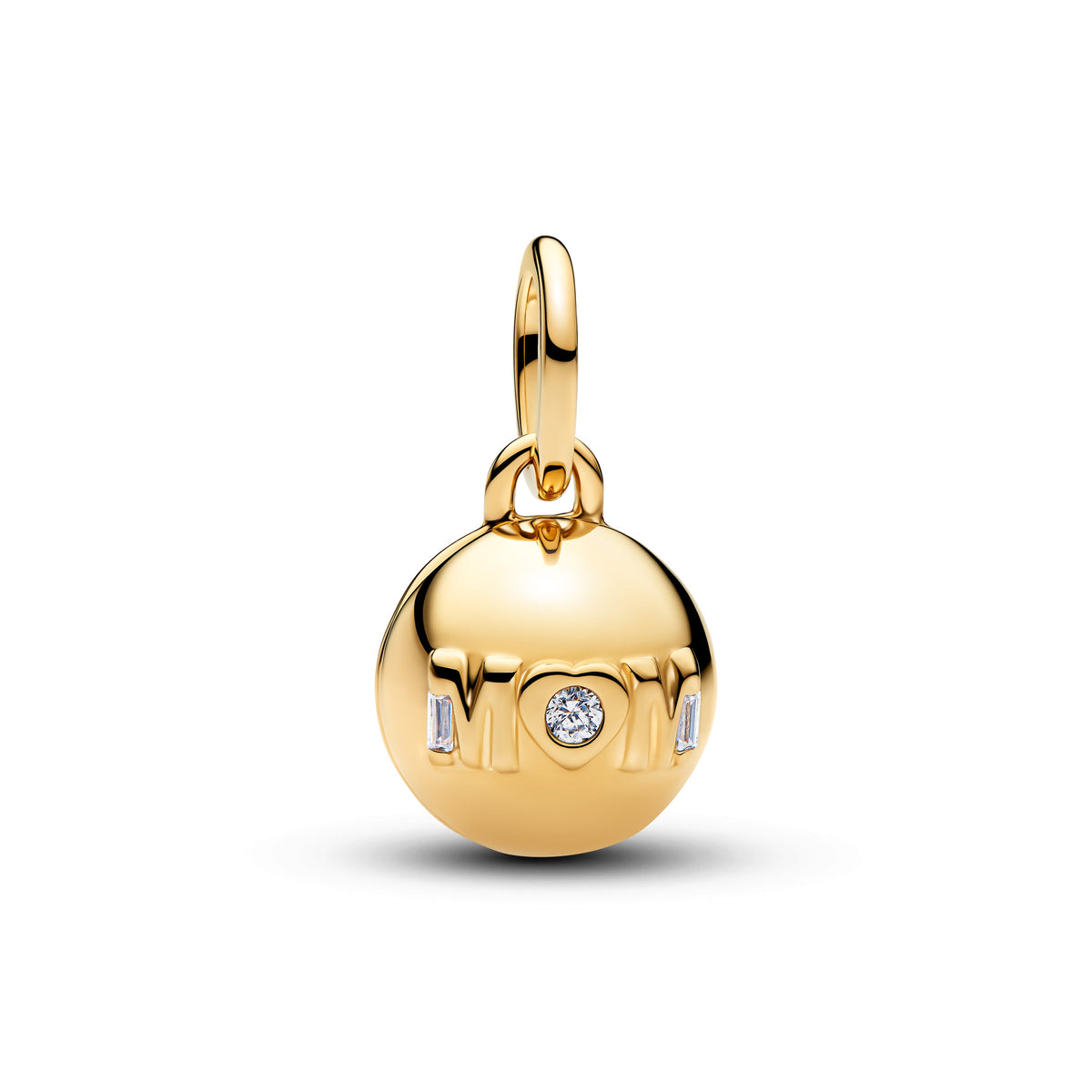 Charm – 14k Gold-Plated – Mom Ball Clasp
