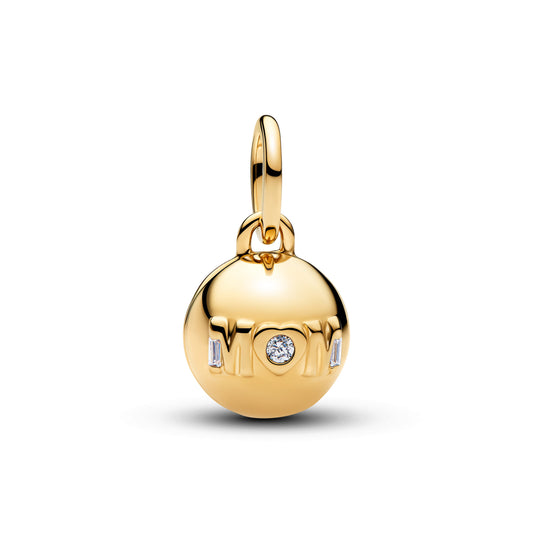Charm – 14k Gold-Plated – Mom Ball Clasp
