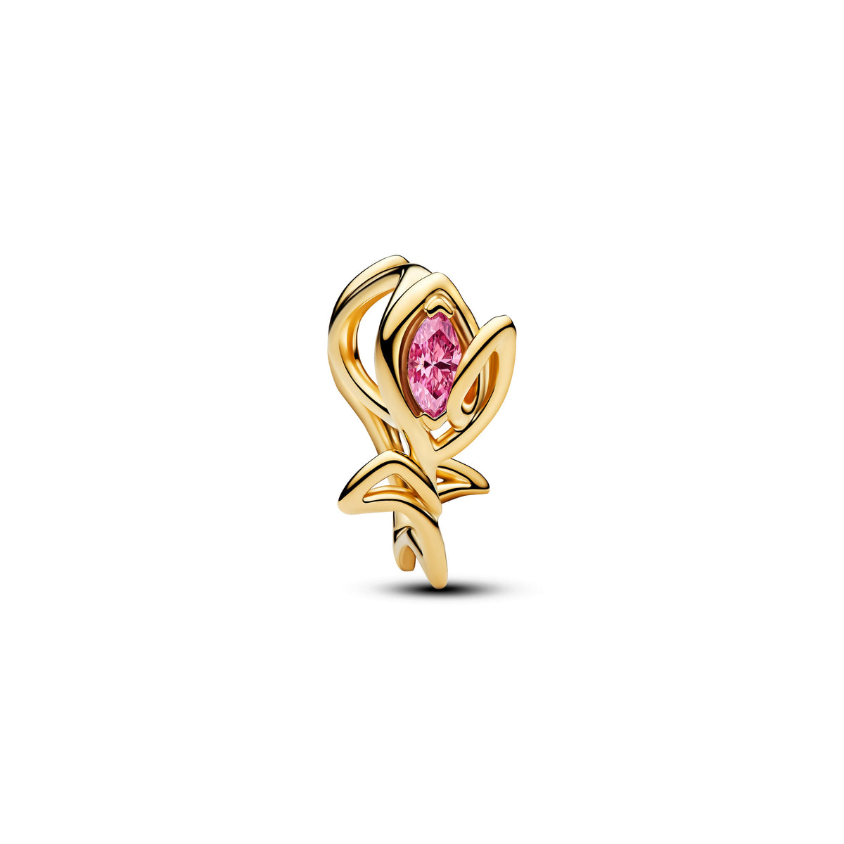 Charm – 14k Gold-Plated – Tulip Openwork