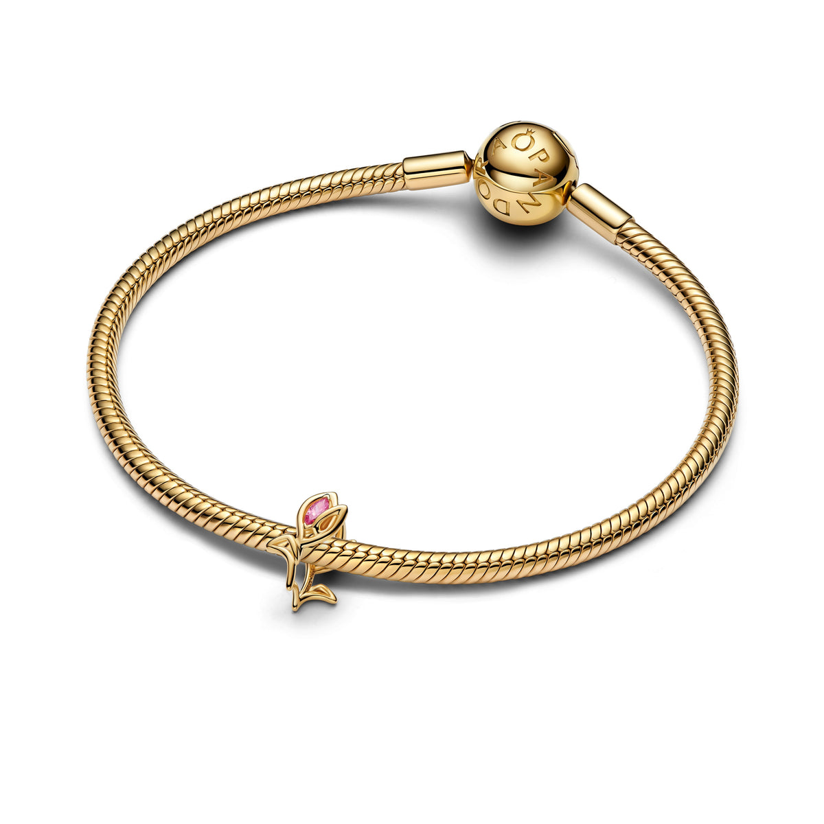 Charm – 14k Gold-Plated – Tulip Openwork