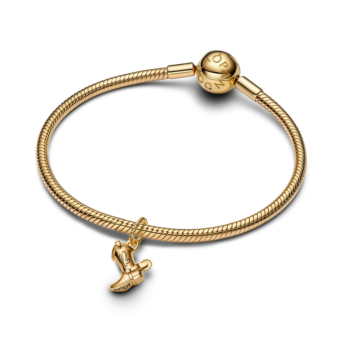 Charm – 14k Gold-Plated – Disney Pixar Toy Story Cowboy Boot