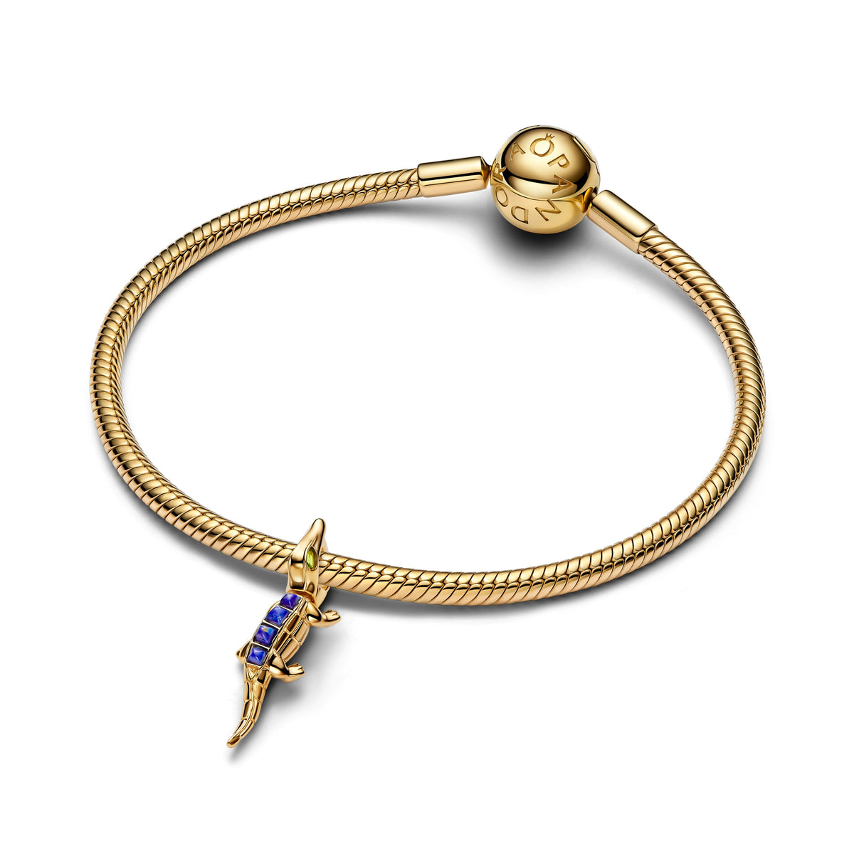 Charm – 14k Gold-Plated – Alligator